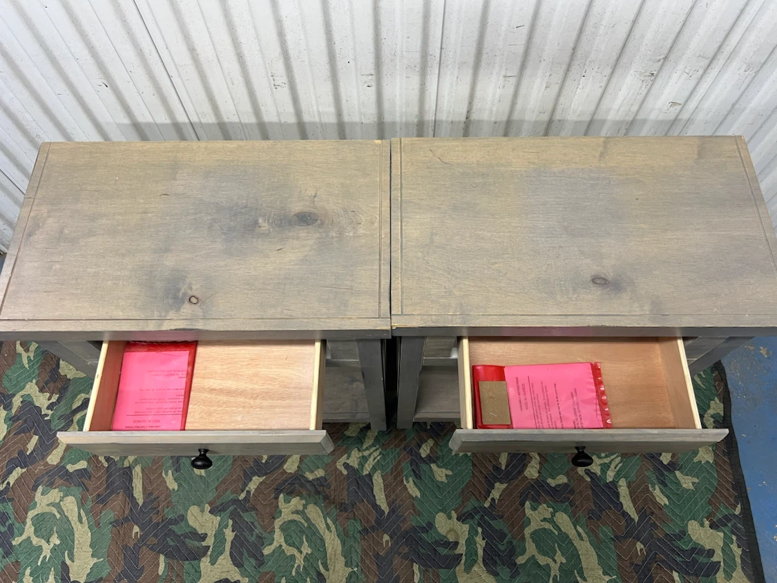 Pair of HOME GOODS Farmhouse Style Nightstands - photo 5