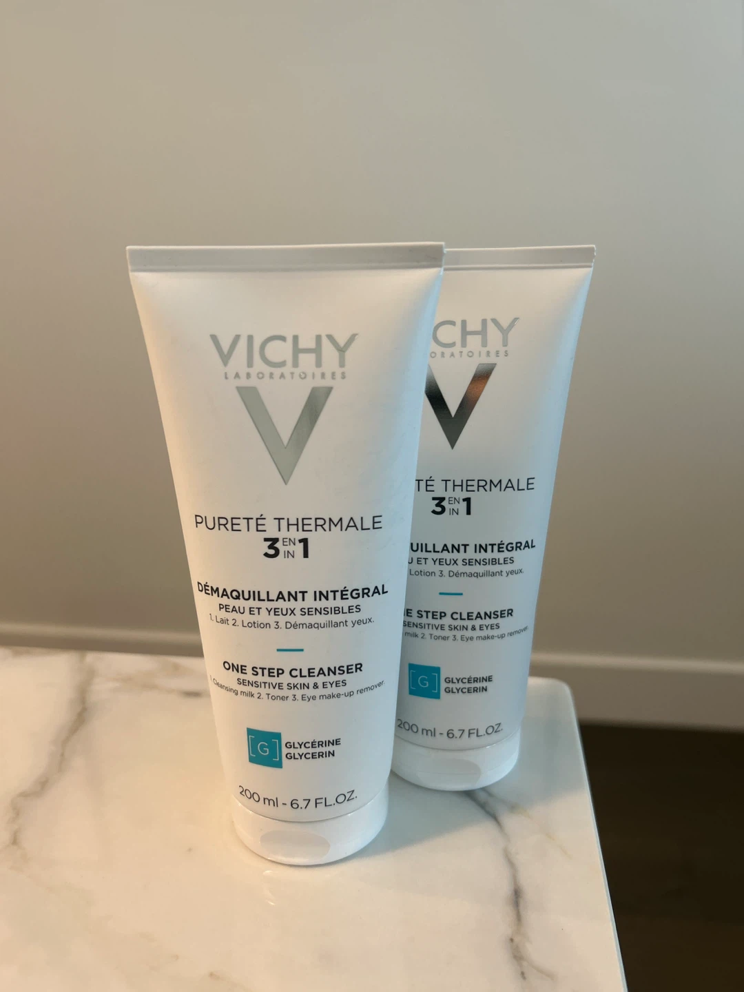 Vichy Pureté Thermale 3-in-1 One Step Cleanser (2 x 200ml)