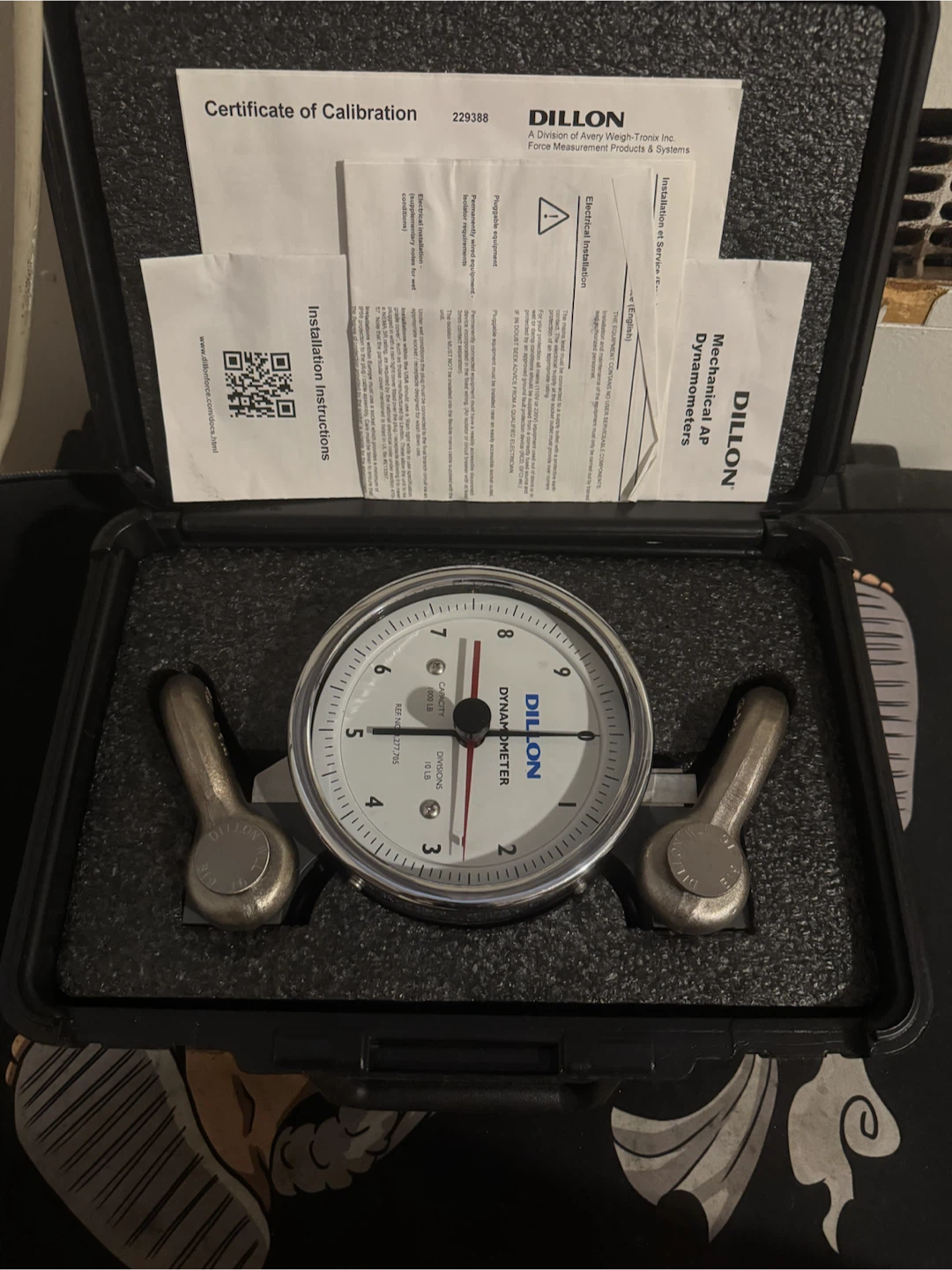 DILLON Mechanical AP Dynamometer 1000 LB