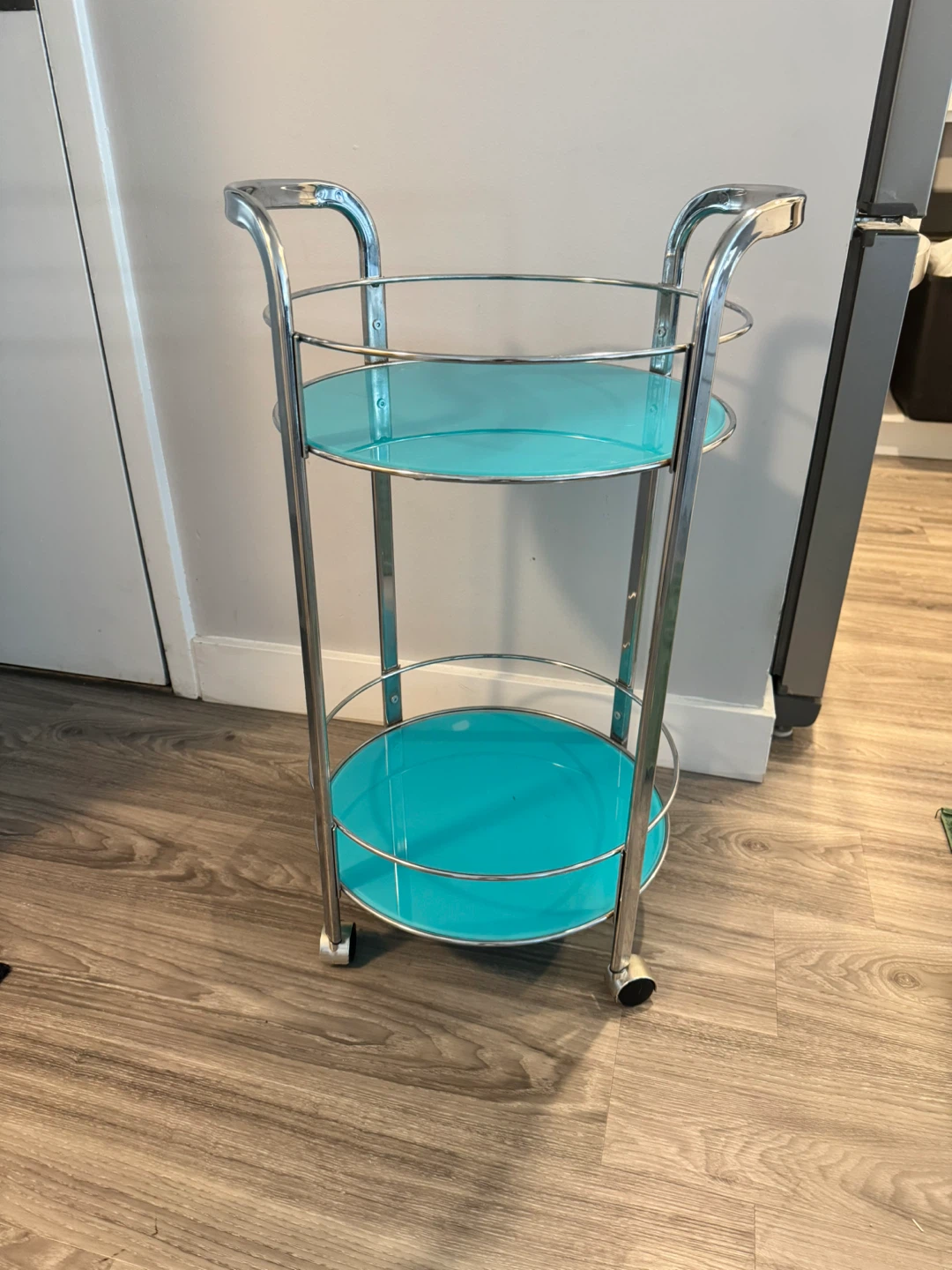 2-Tier Vintage Bar Cart