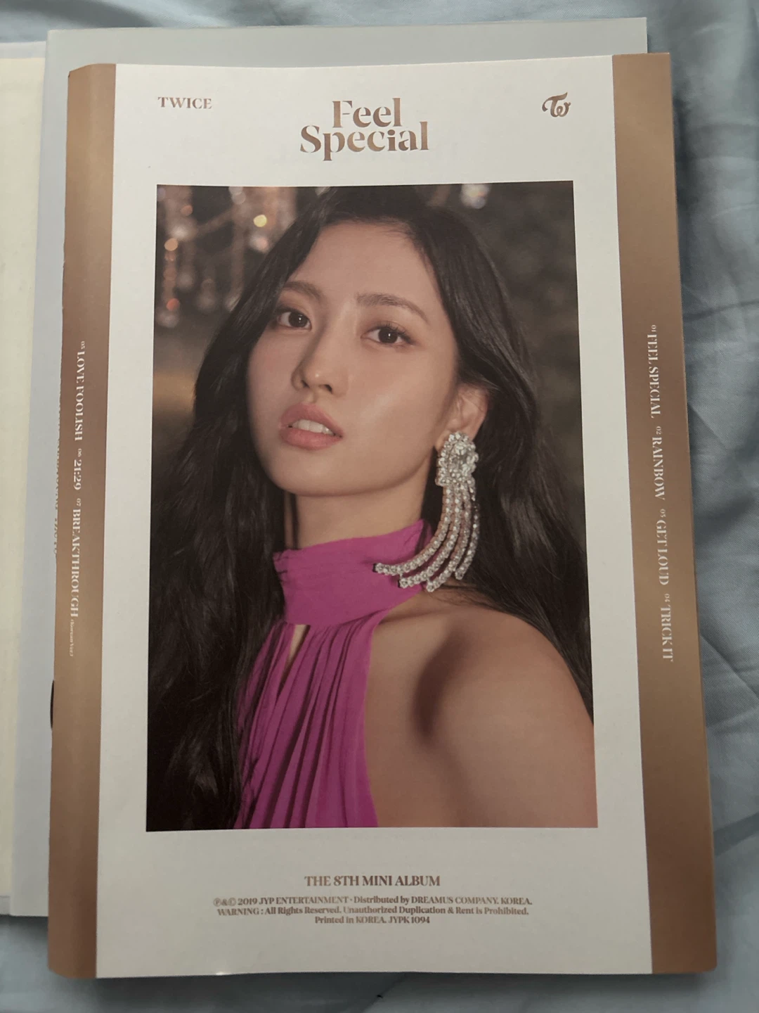 TWICE Feel Special 8th Mini Album CD - photo 3