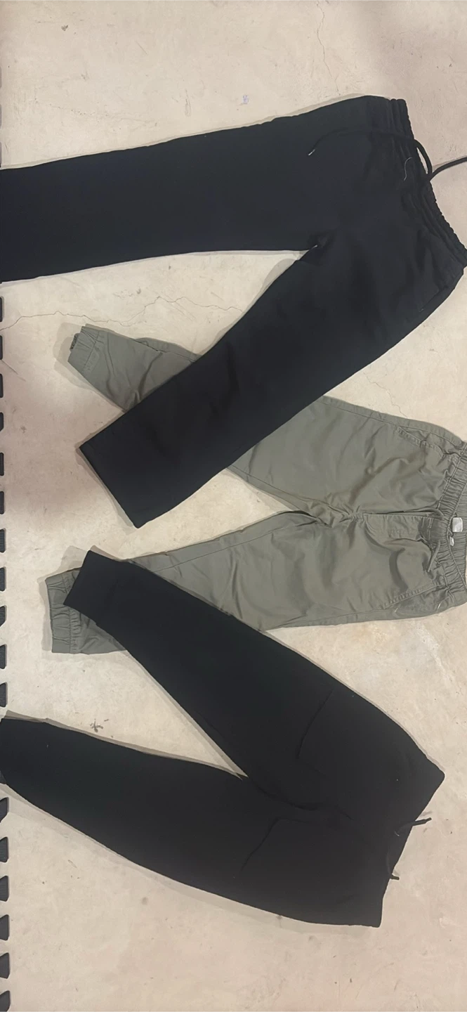 Boys Pants Bundle - Black & Grey( 10-12 years )