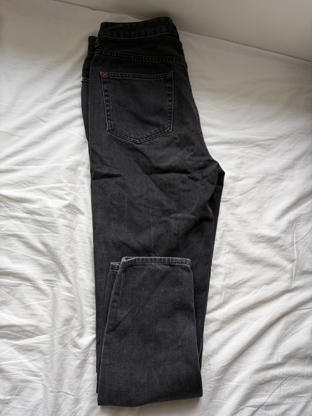 BDG Grey Washed Mom Denim Jeans