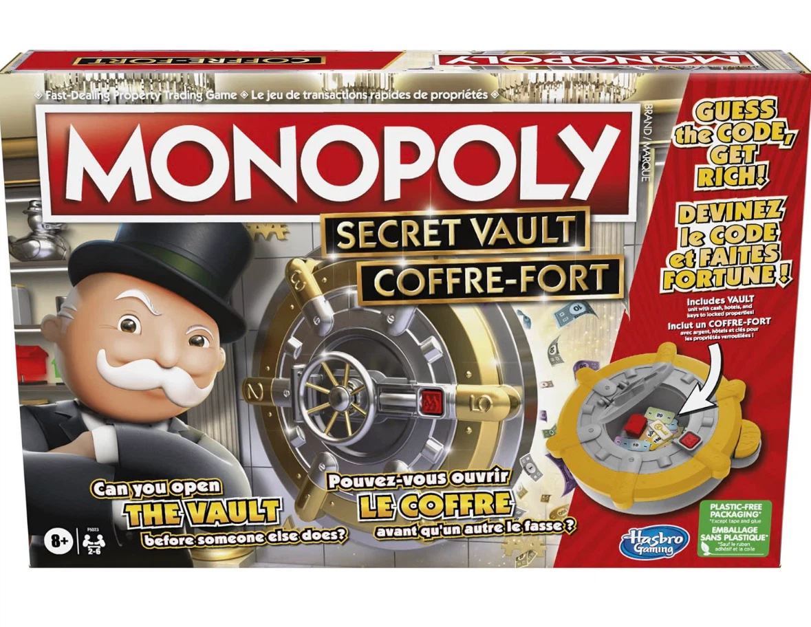 Monopoly Secret Vault Board Game