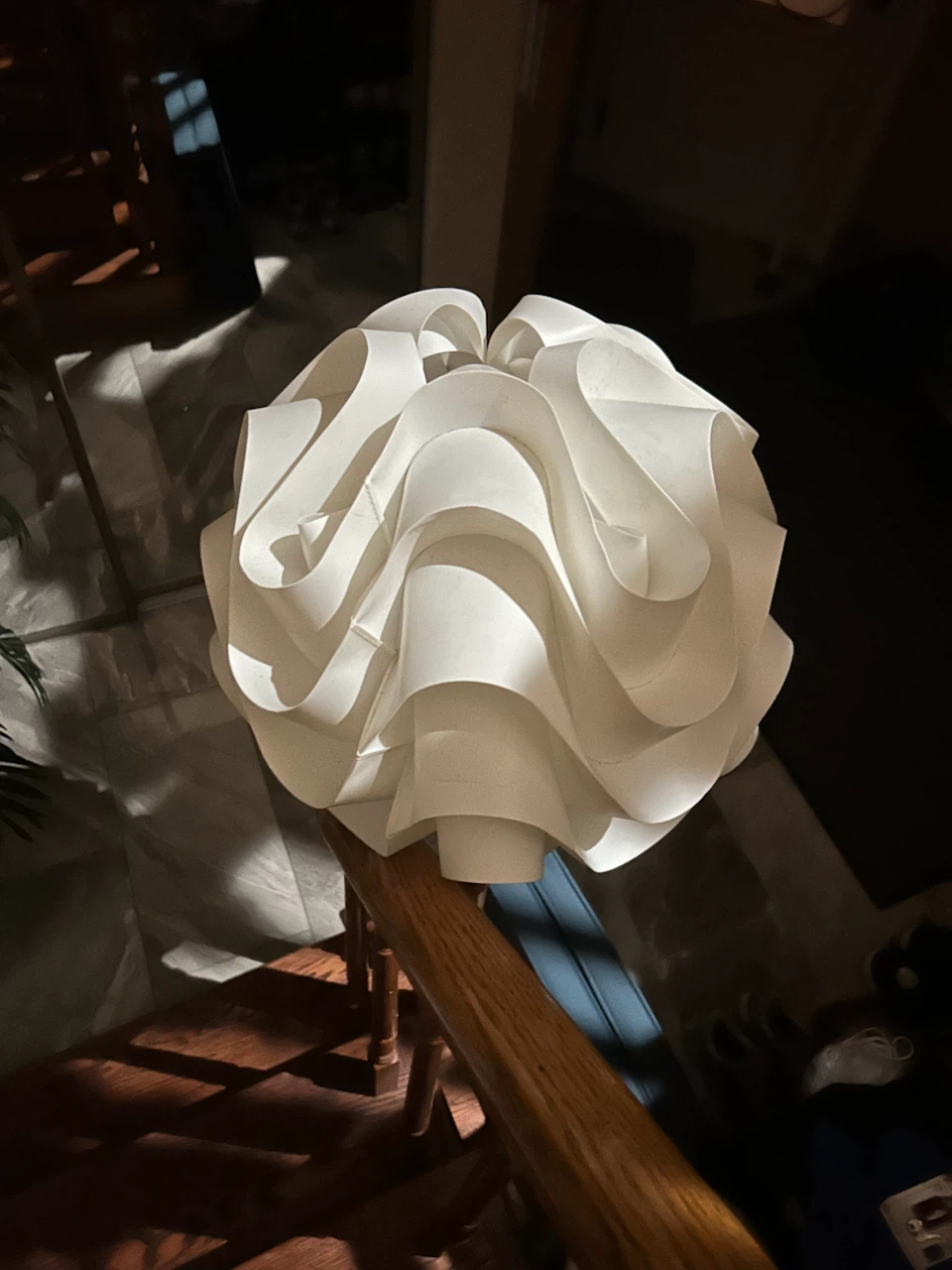 White Globe Lampshade