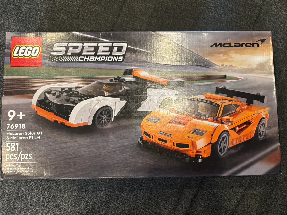 LEGO Speed Champions McLaren Solus GT & McLaren F1 LM (76918)