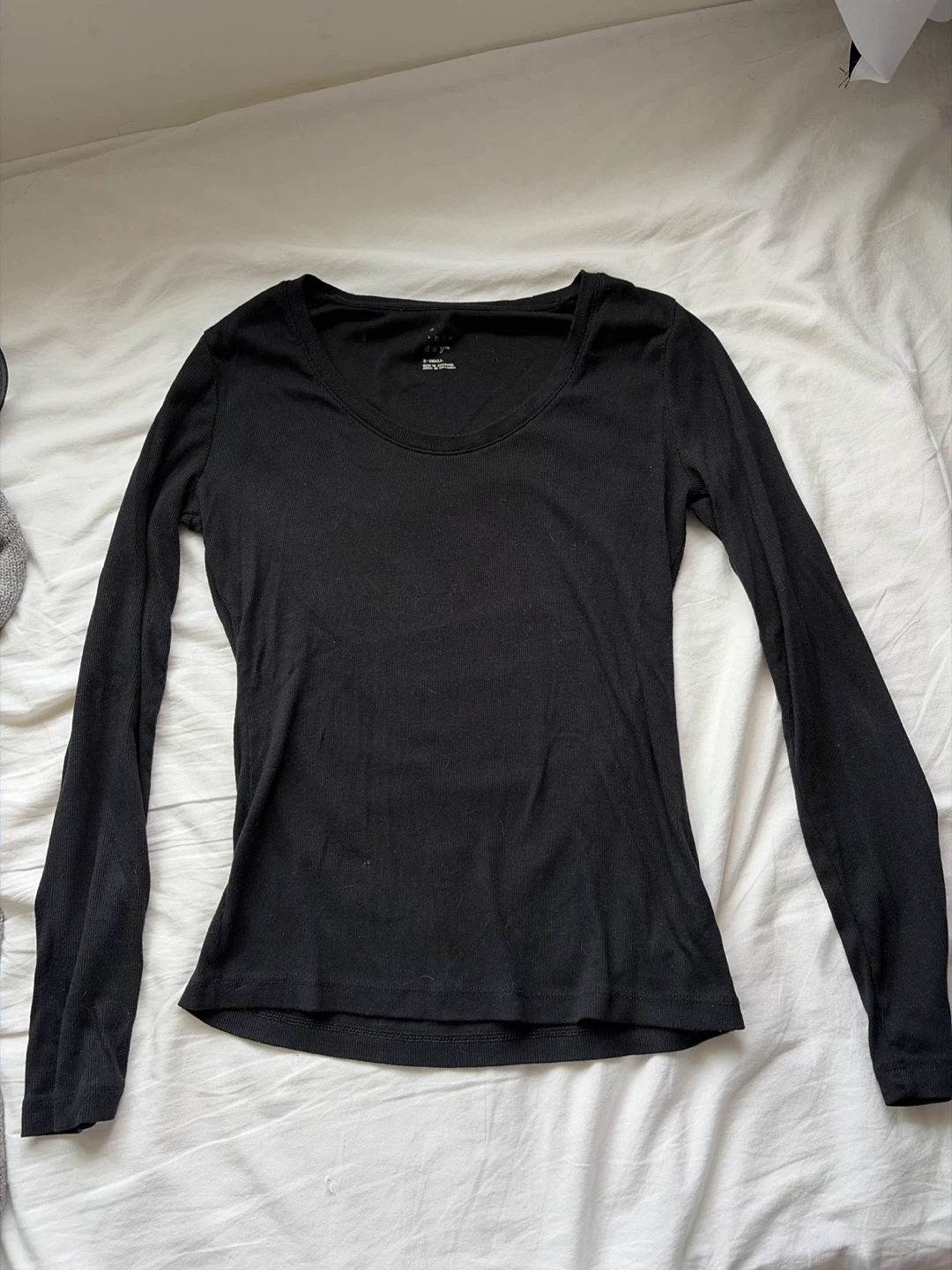 a. new day - Black Long Sleeve Shirt