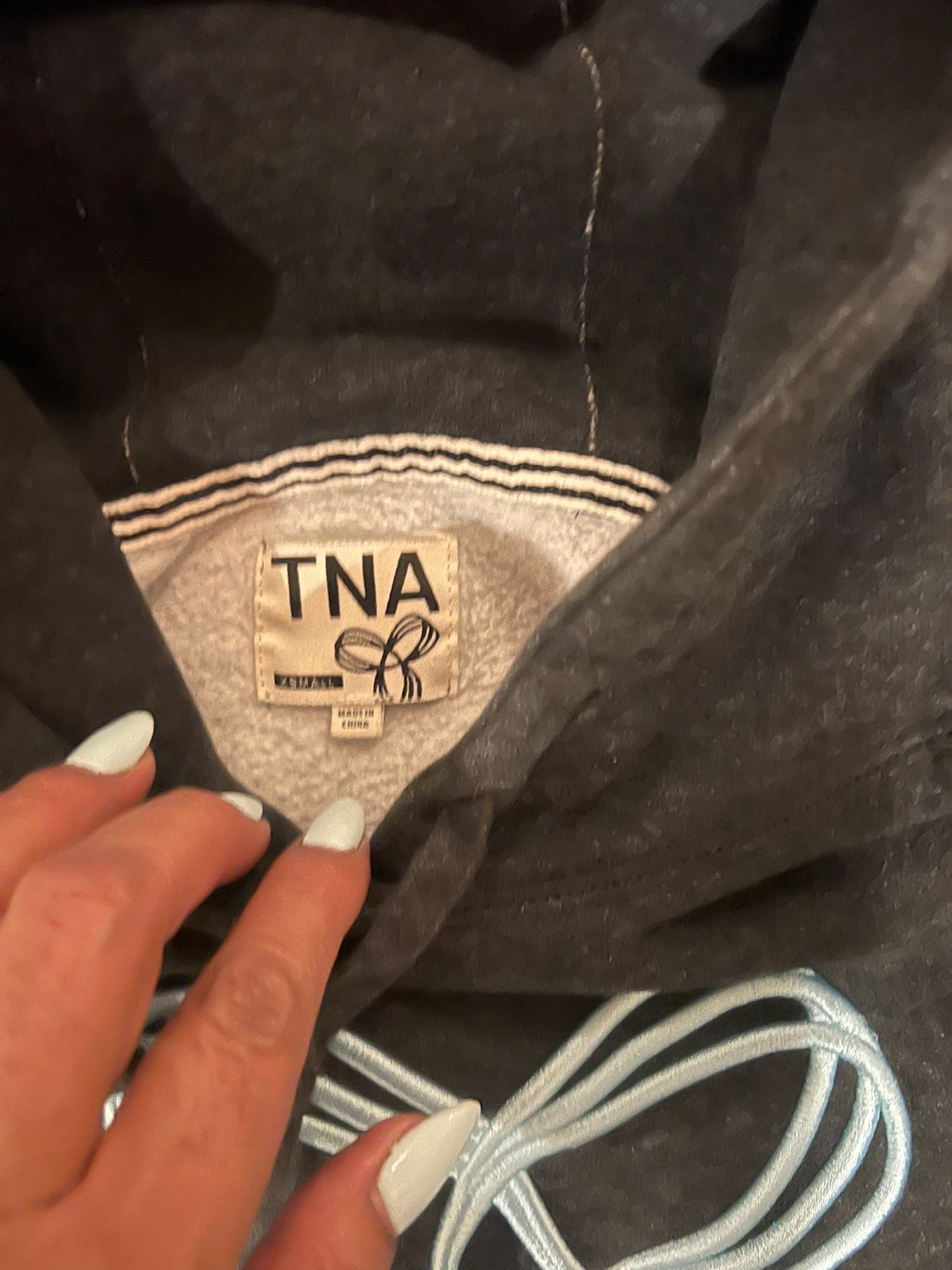 TNA Charcoal Grey Hoodie - photo 2