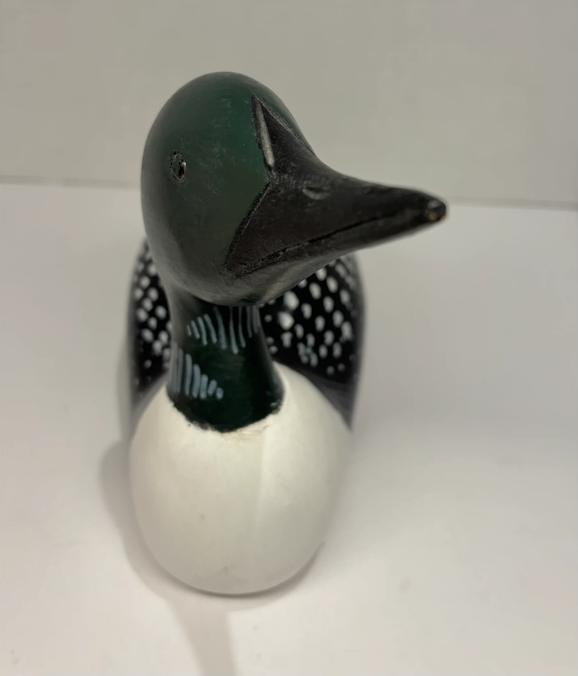Carved Wooden Loon Figurine 2004 - photo 3