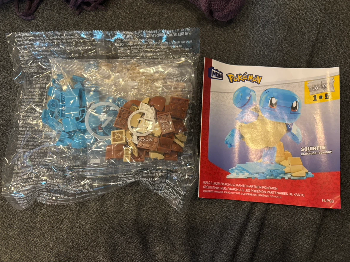 Mega Construx Pokemon Squirtle Building Set