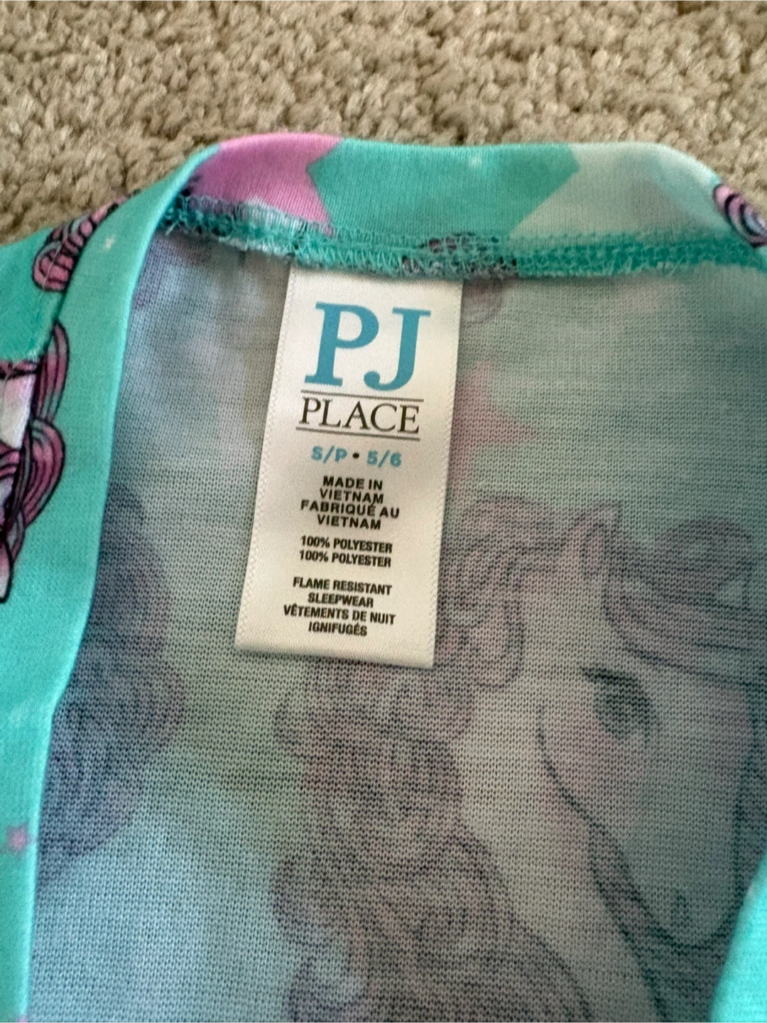Childrens Place Girls Unicorn Pajama Set - photo 3