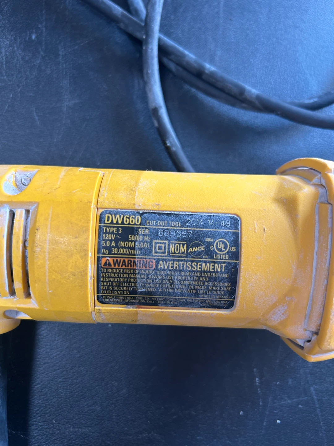 DEWALT DW660 Cut-Out Tool - photo 3