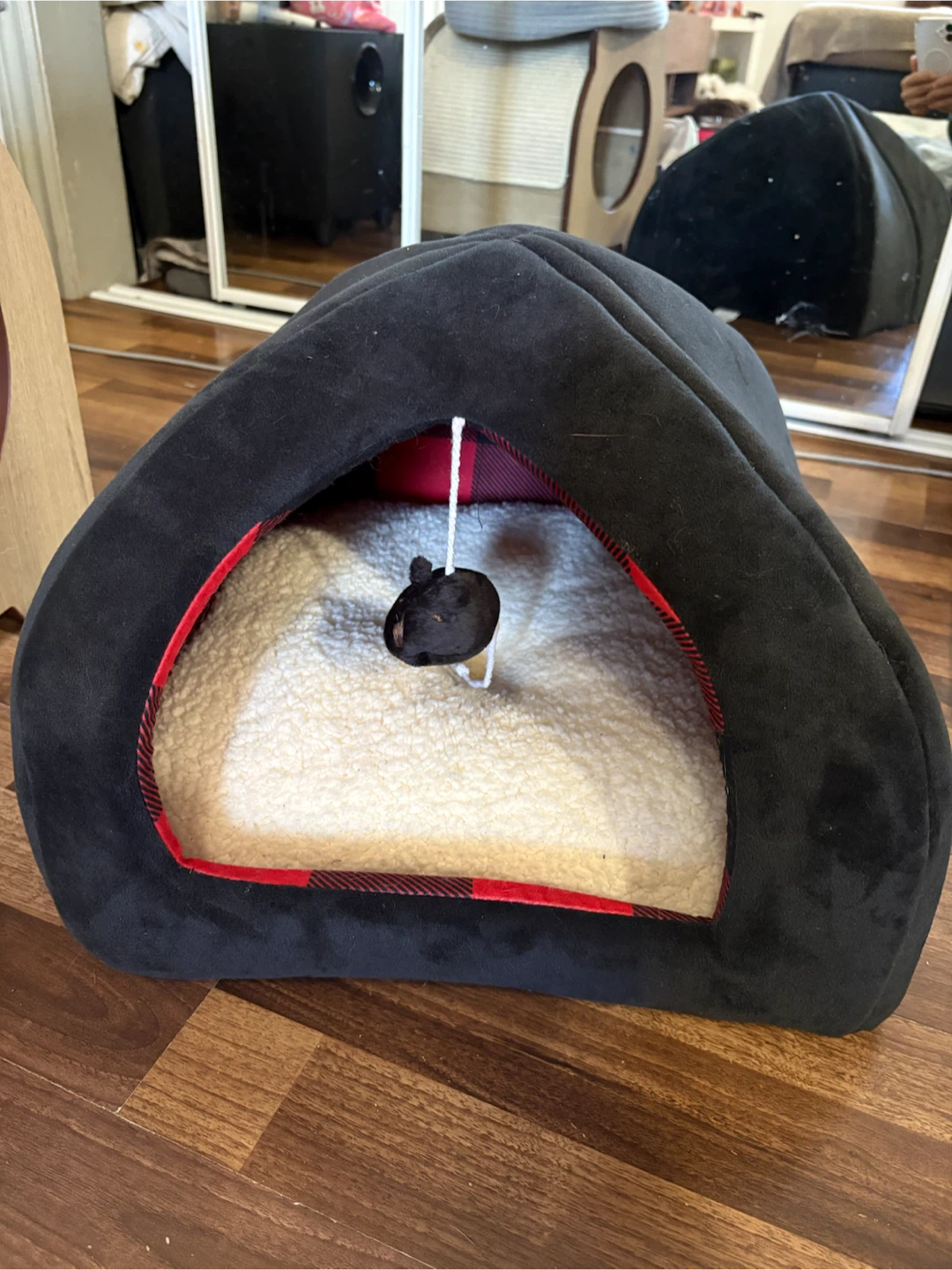 Cozy Pet Bed with Toy