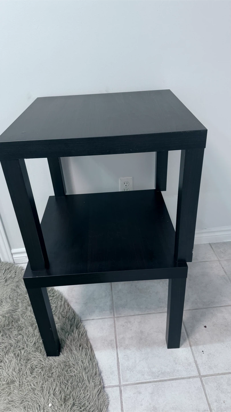 Black End Table