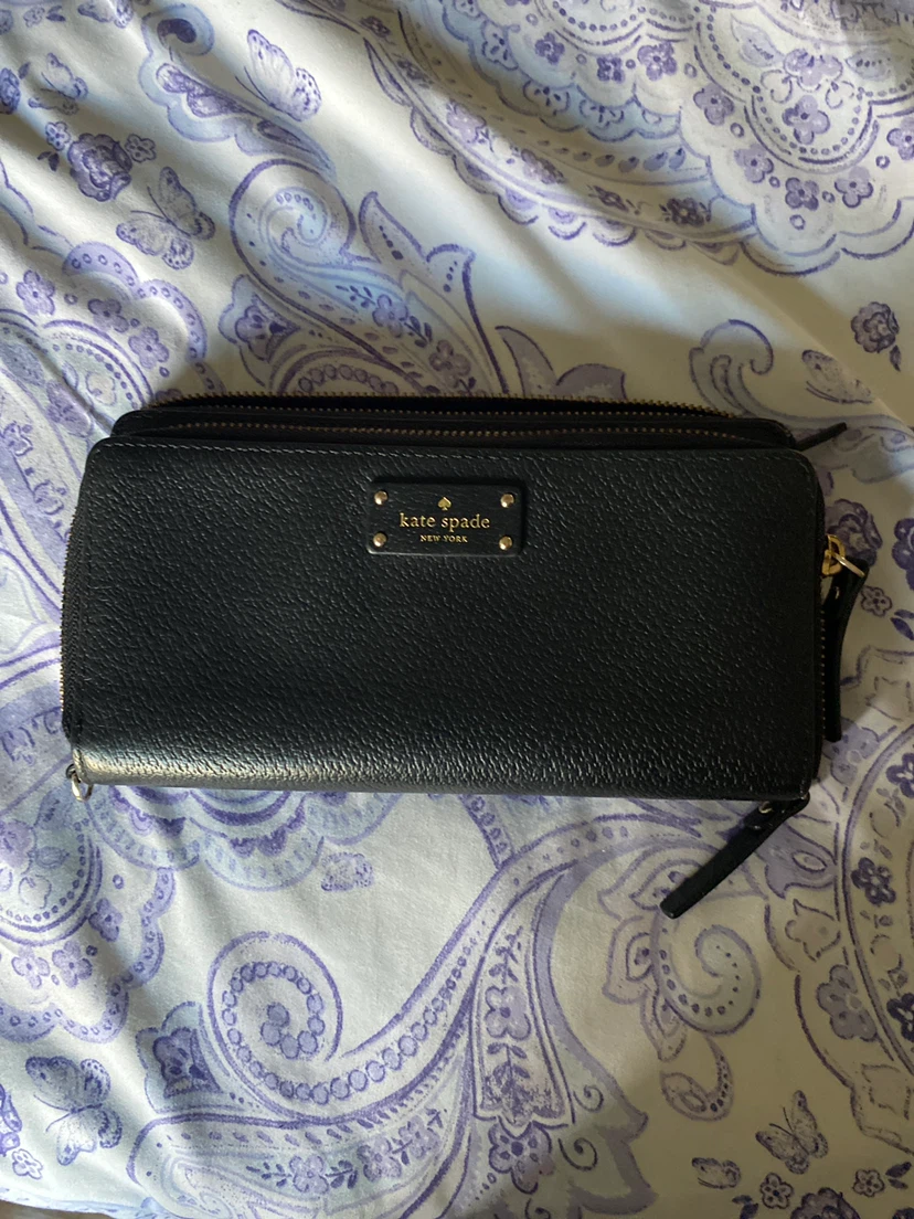 Kate Spade Black Leather Wallet