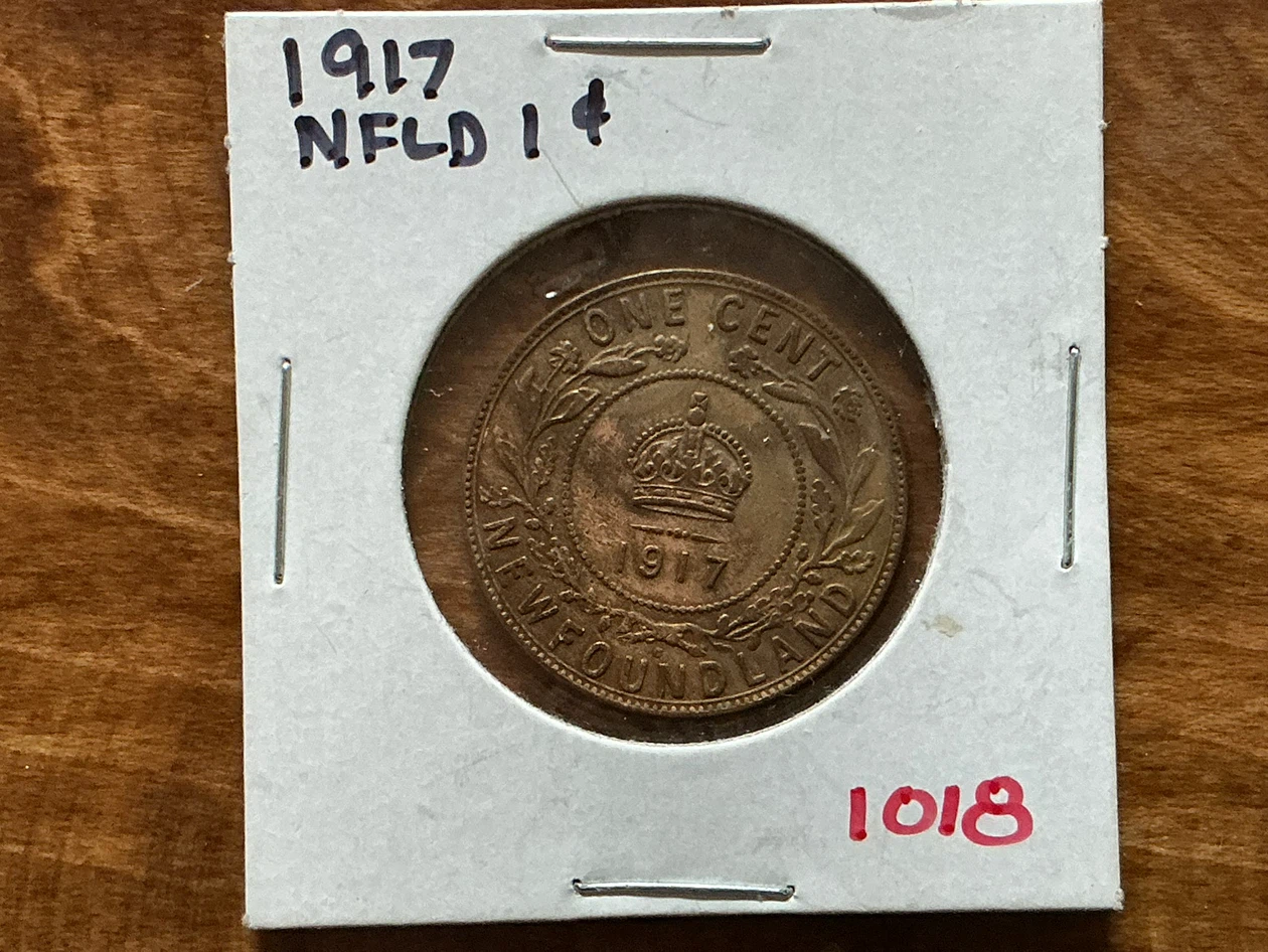 1917 Newfoundland One Cent Coin !