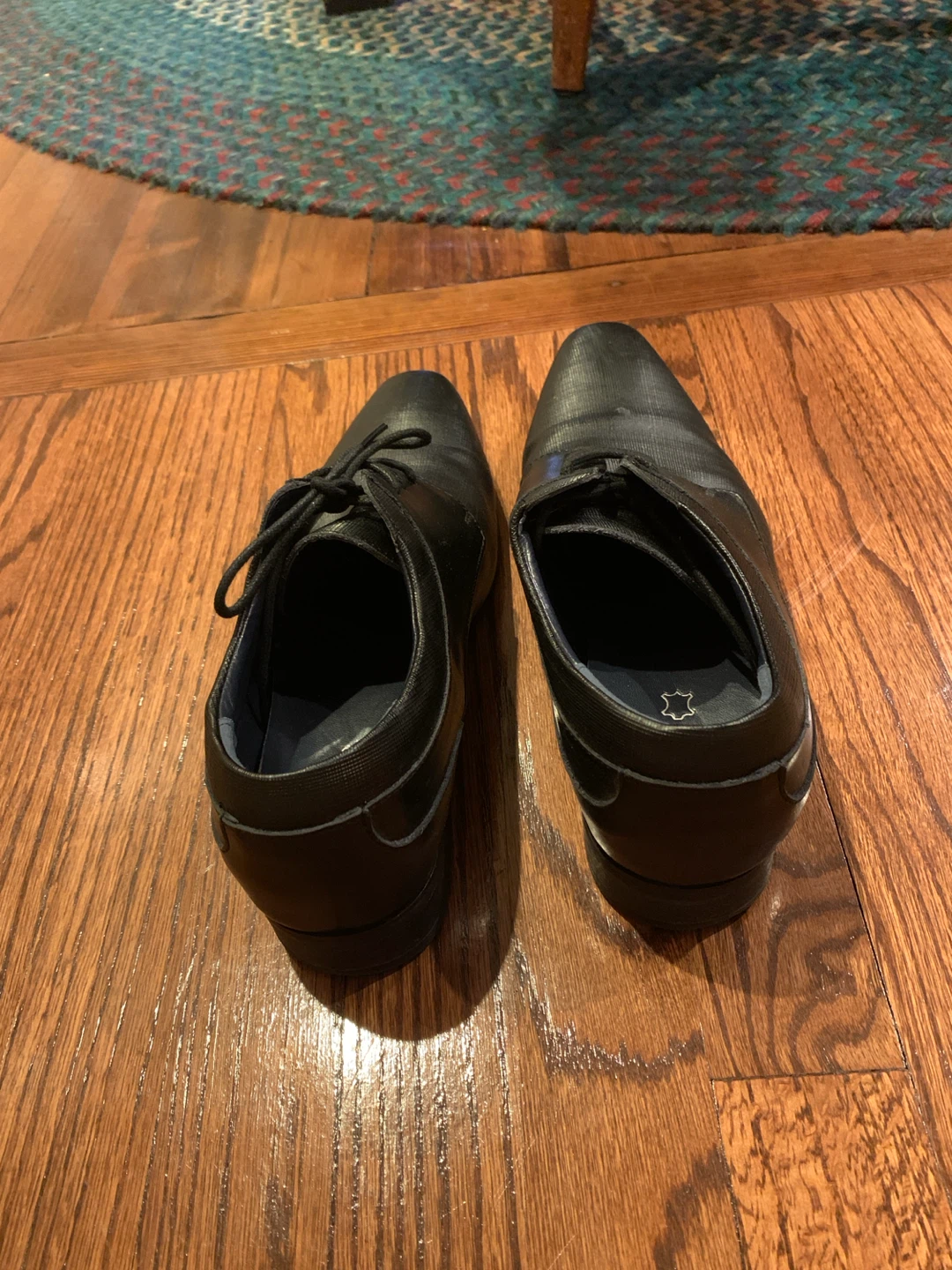 Black Dress Shoes - Men's (Bata - US 7.5/8, UK 7, EU 41) - photo 3
