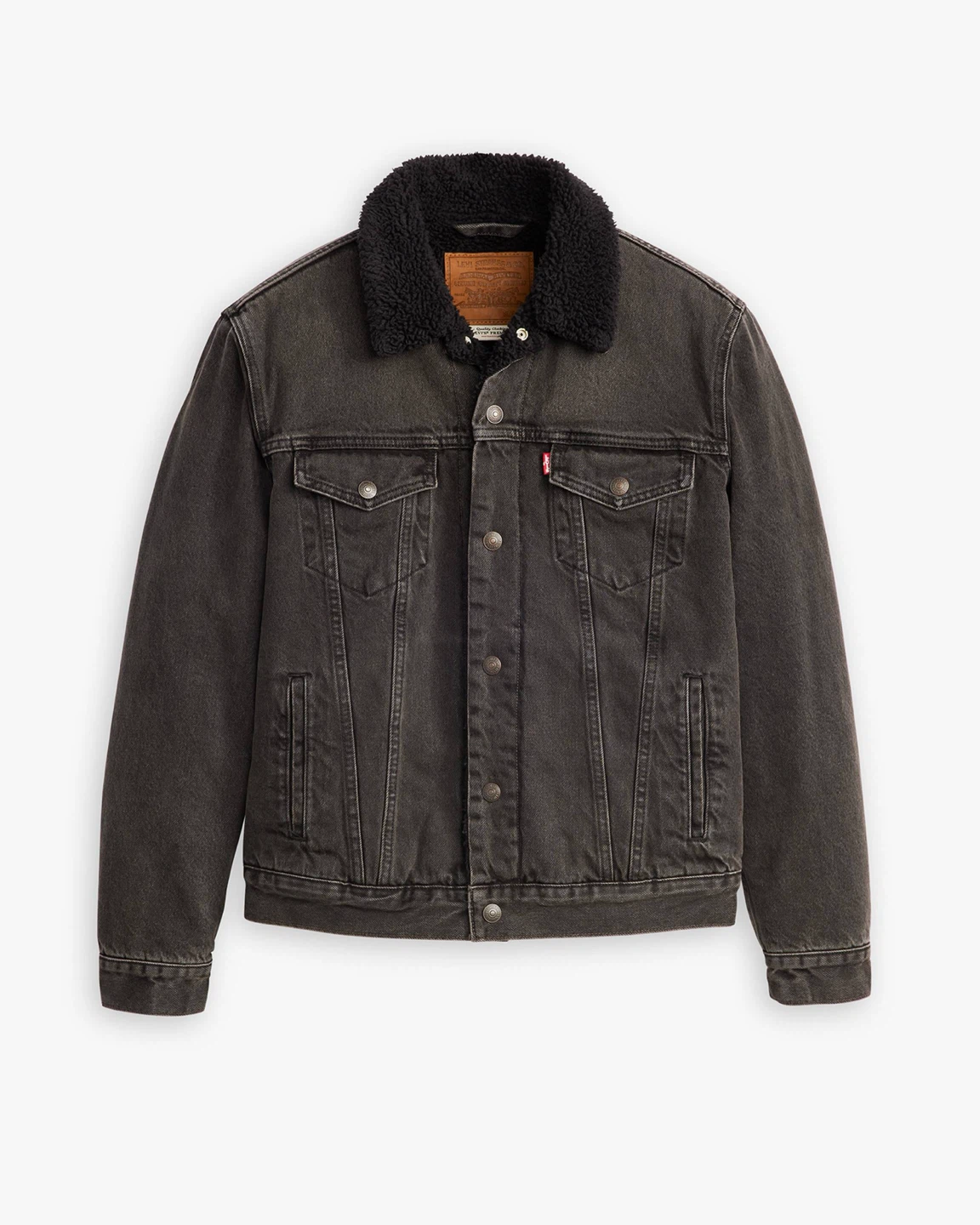 Levi's Sherpa Lined Denim Jacket - Size Medium