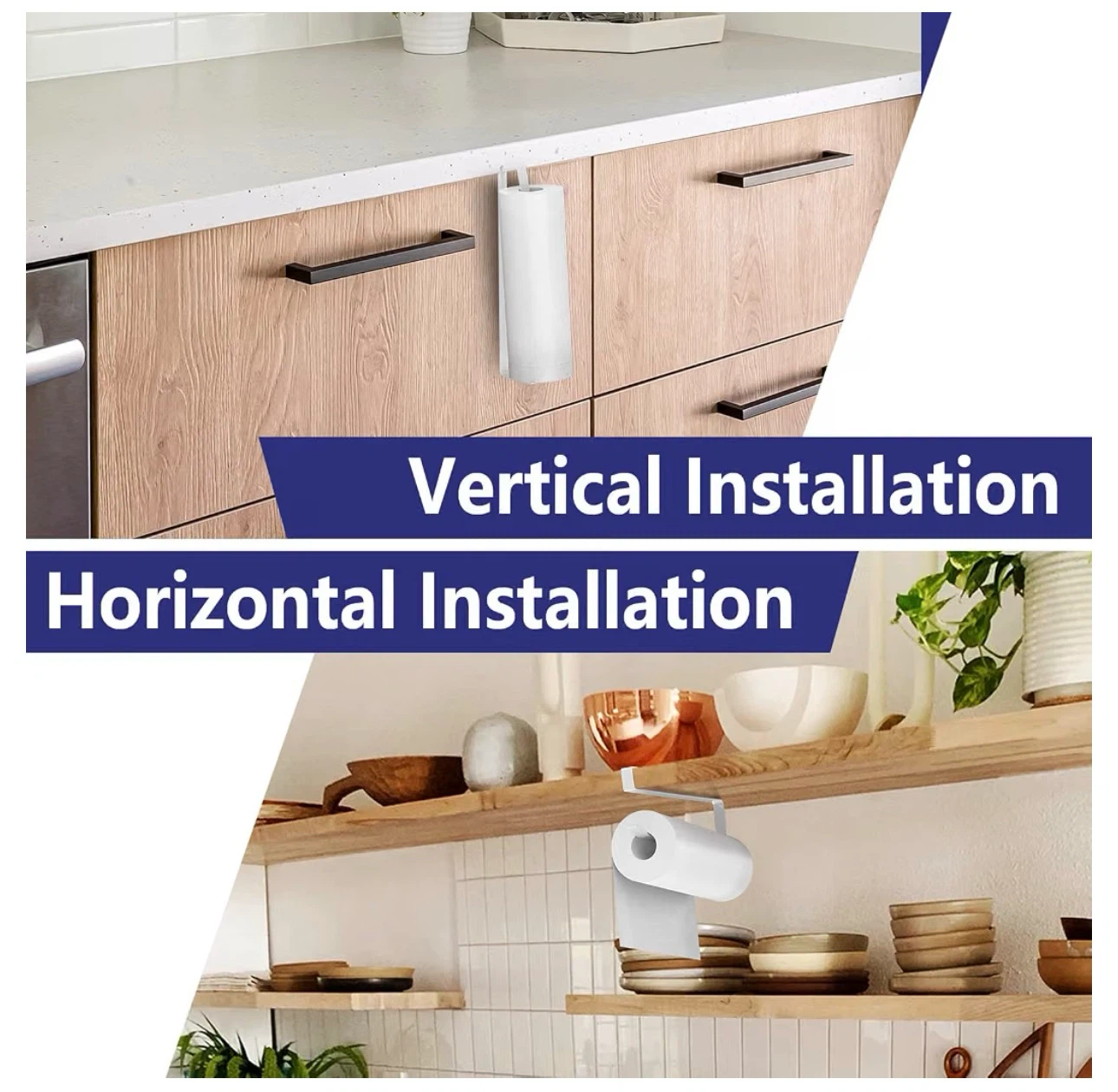 Under Shelf Paper Towel Holder - Pack of 2 - photo 5