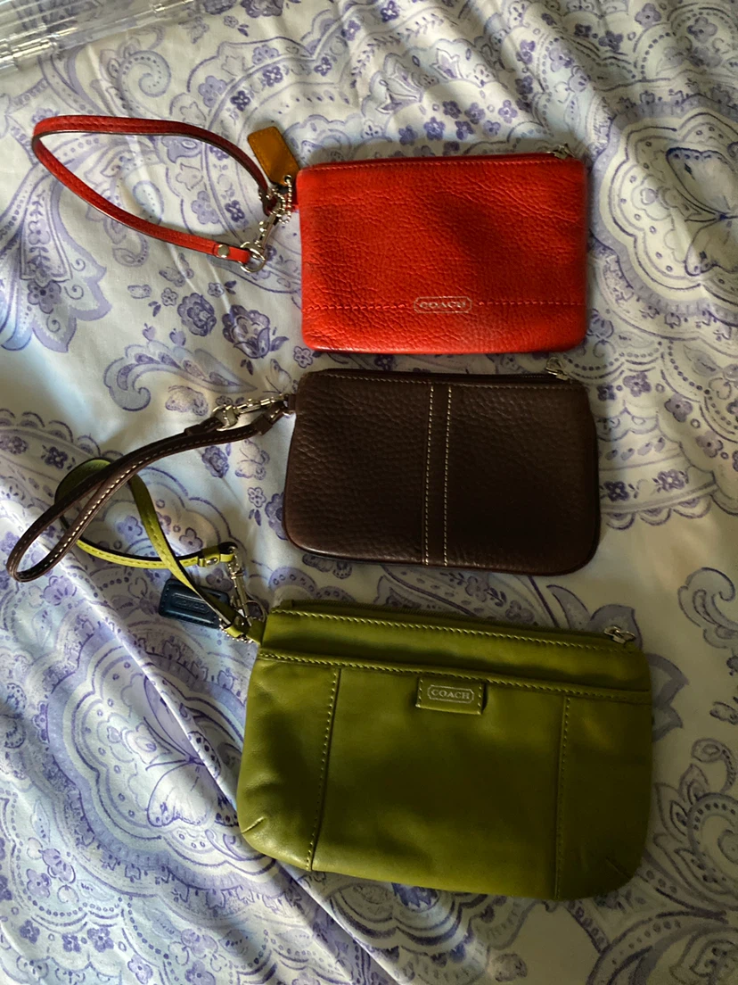 Coach Wristlets (Set of 3)