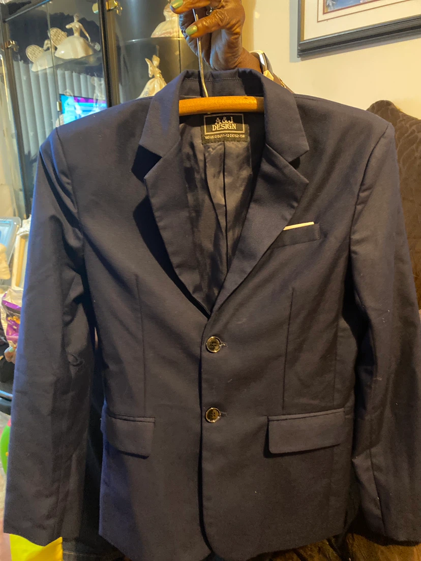 A&J Design Navy Blazer