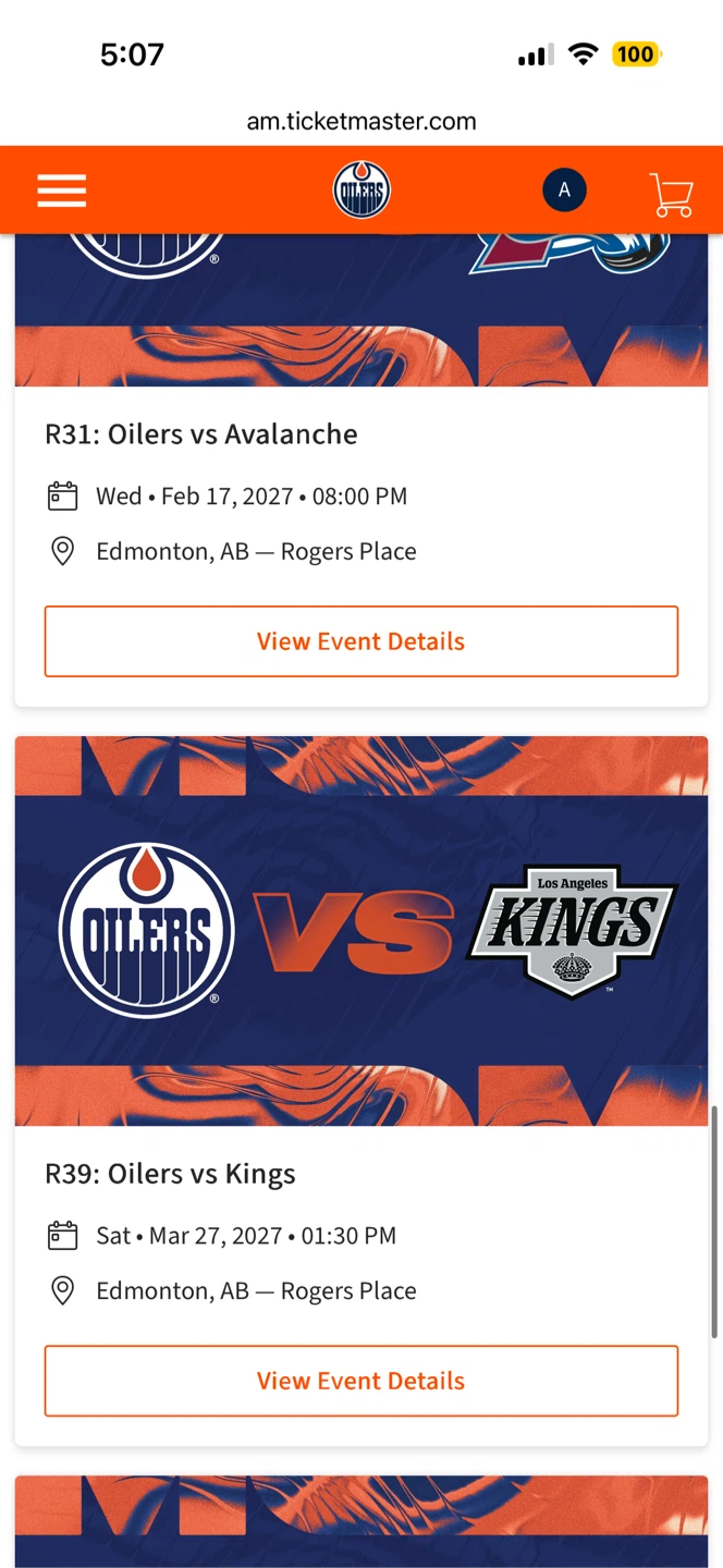 Edmonton Oilers Tickets - photo 2