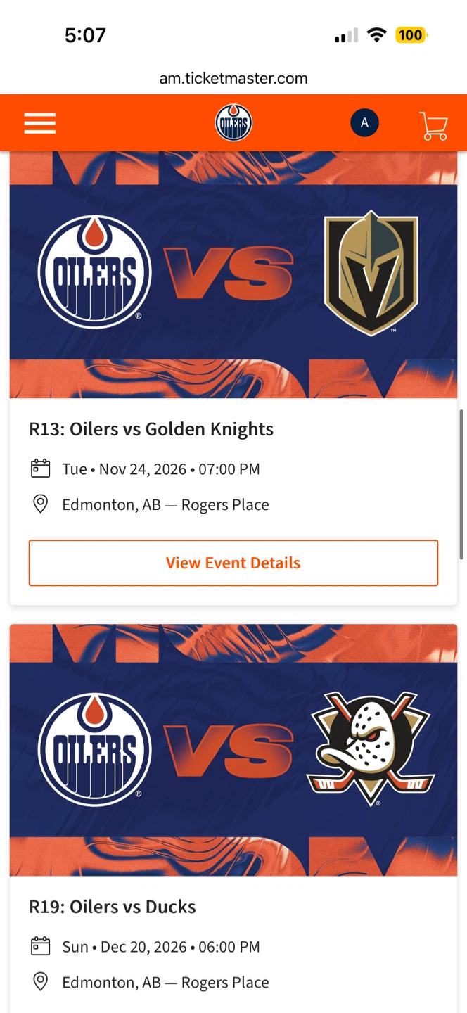 Edmonton Oilers Tickets - photo 5