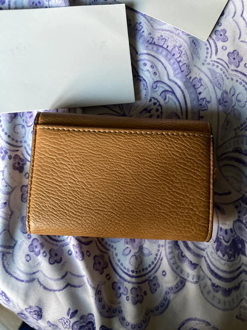 Poppy & Peonies light Brown Wallet - photo 4