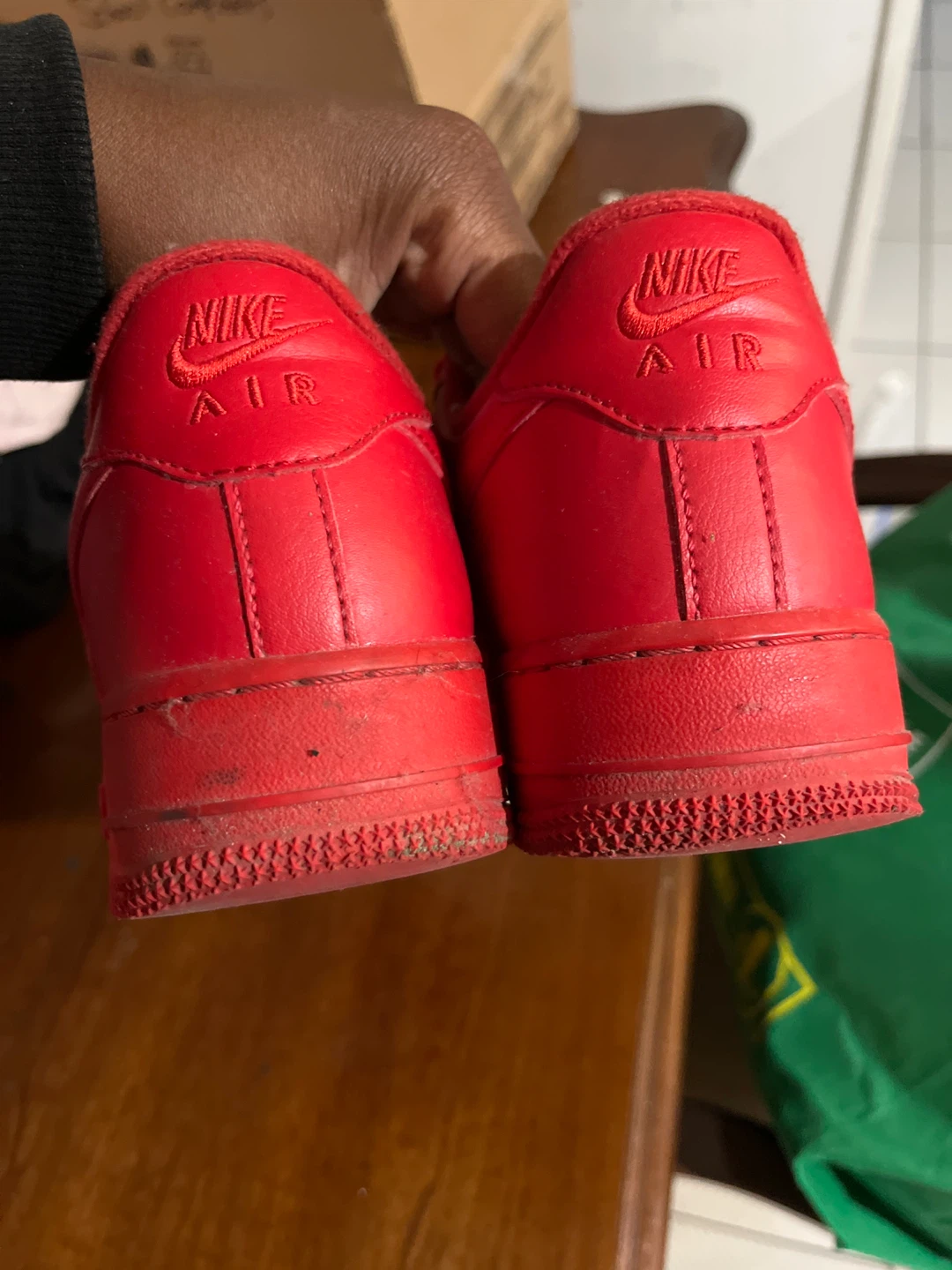 Nike Air Force 1 Red Sneakers - photo 4