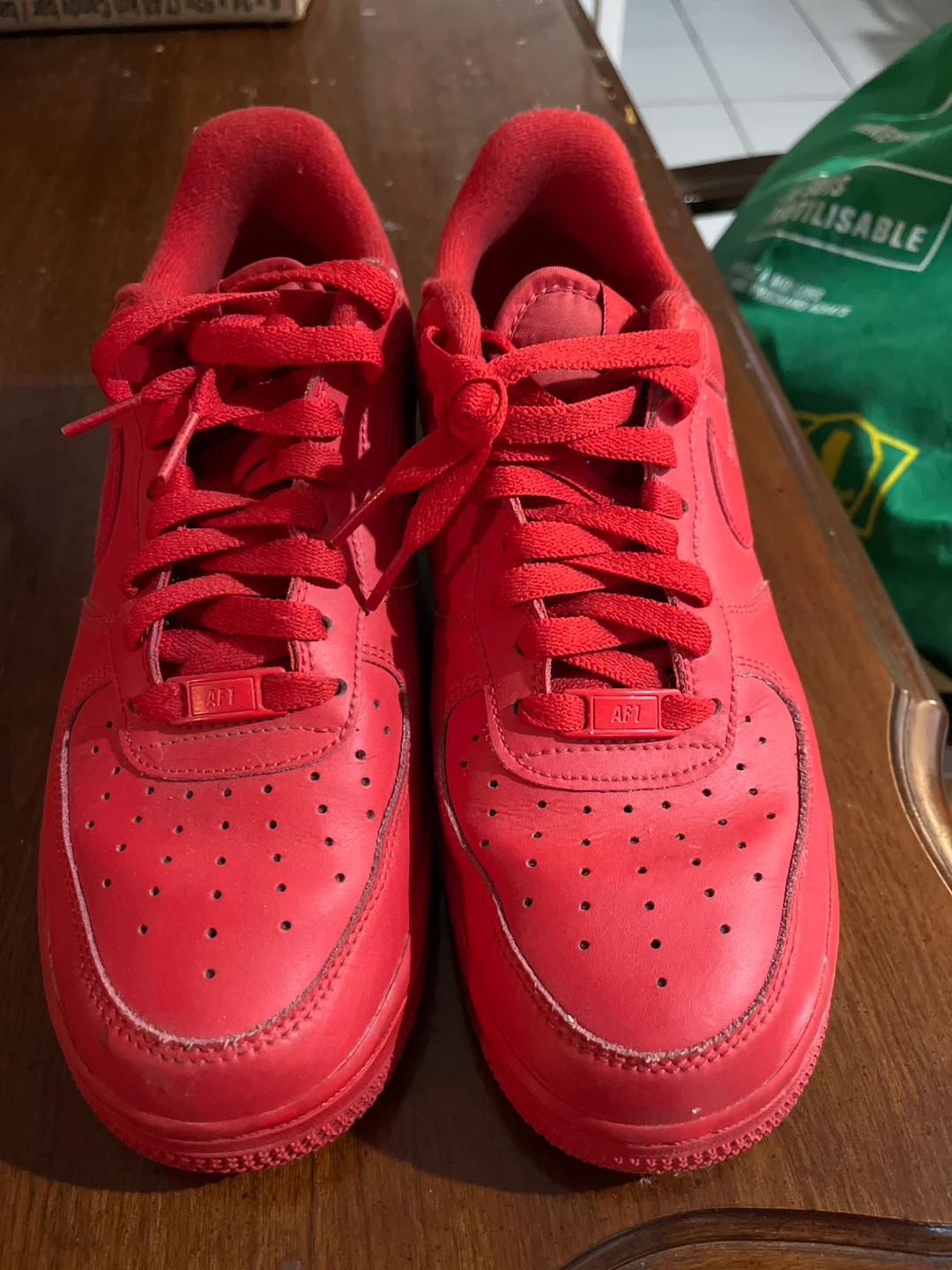 Nike Air Force 1 Red Sneakers