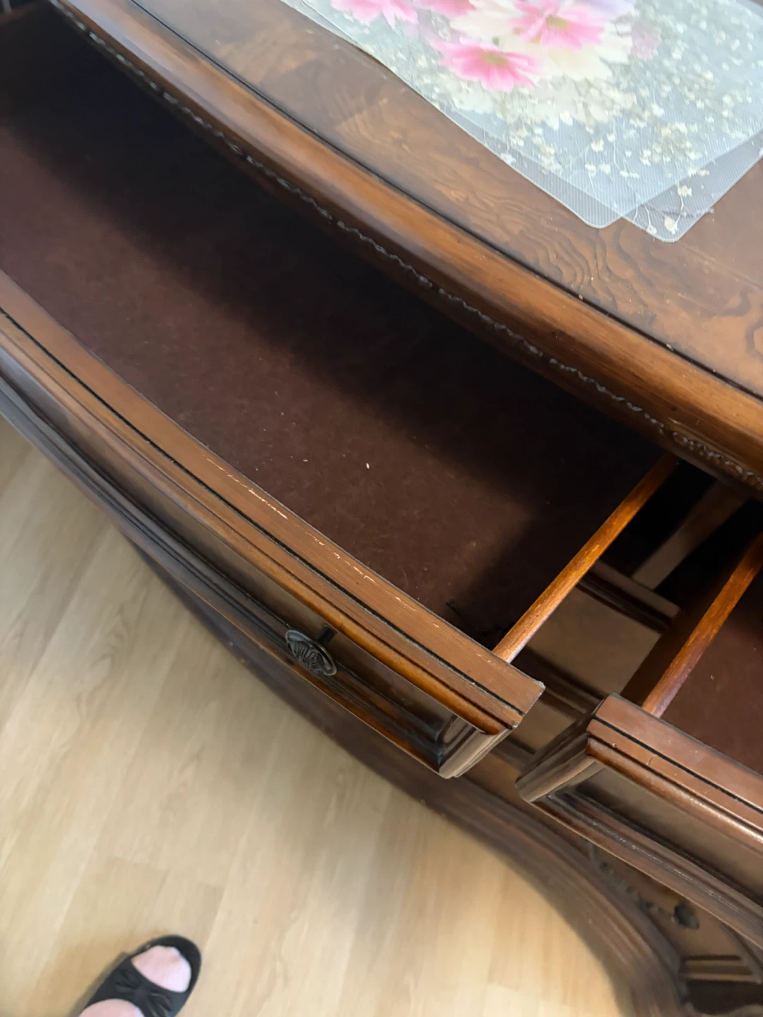 Dark Wood Dresser - photo 3