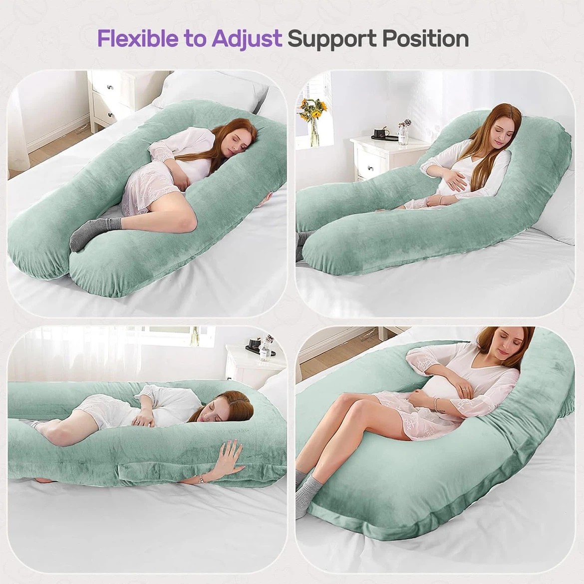 U-Shaped Full Body Pregnancy Pillow - photo 5