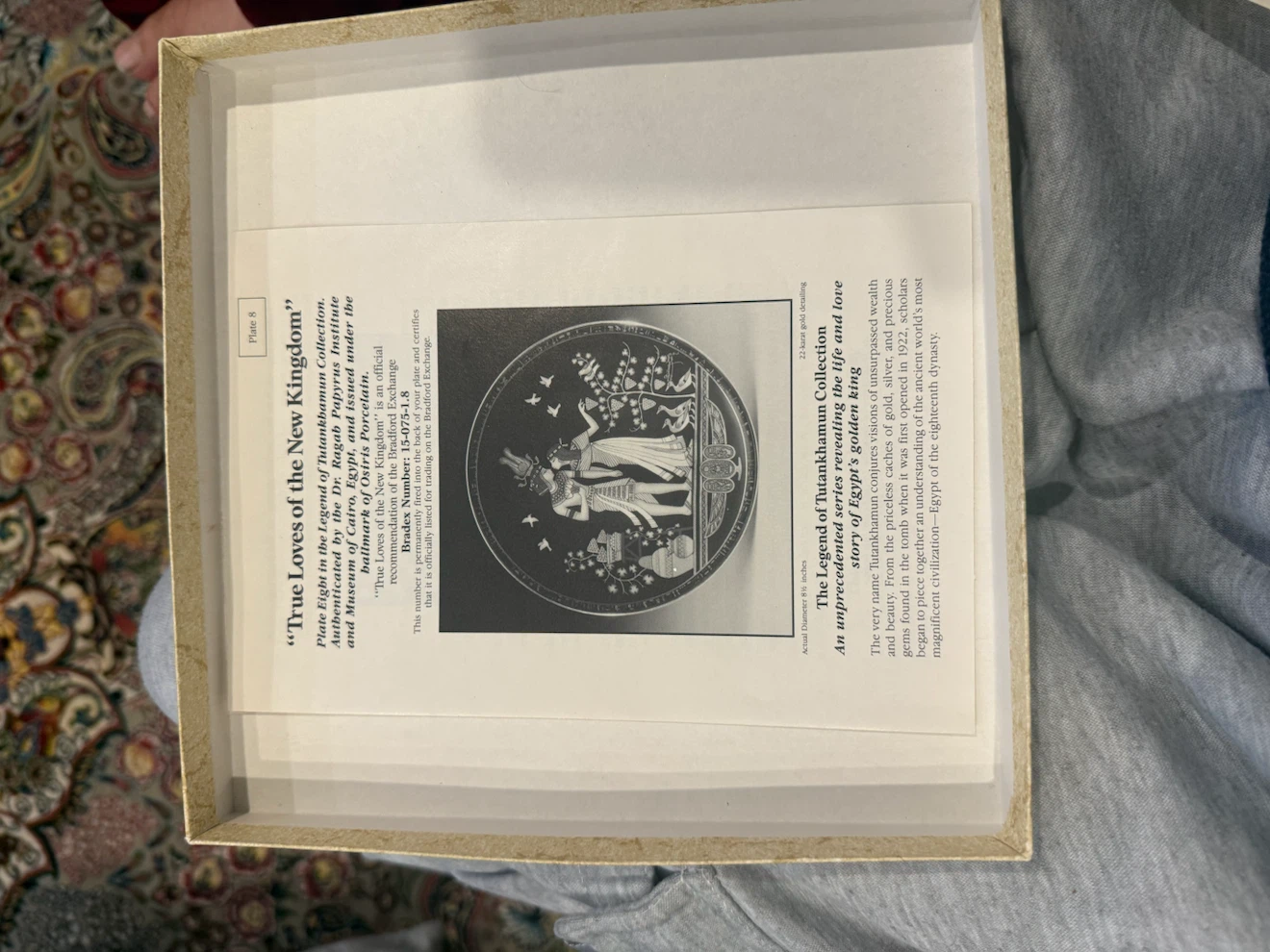 The Loves of the New Kingdom Collector's Plate - photo 4