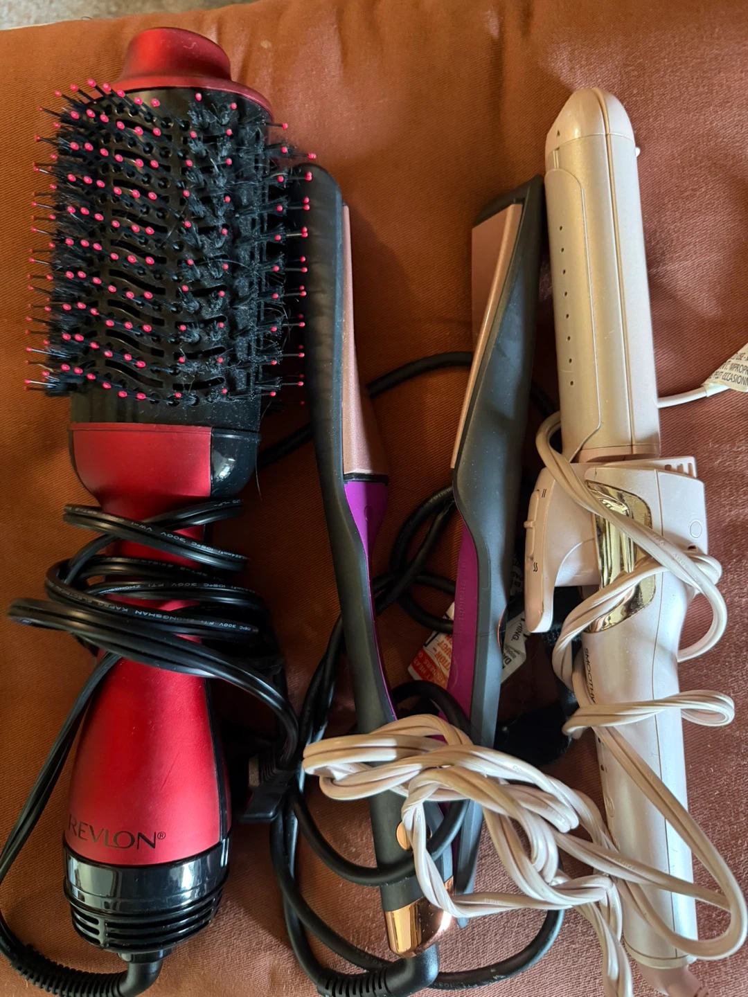 Hair dryer- flat iron and curling wand