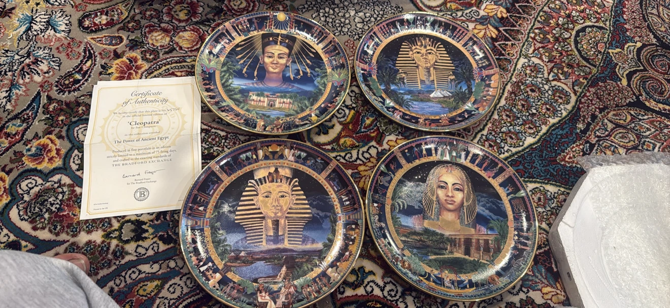 The Power of Ancient Egypt Collector Plates - Set of 4