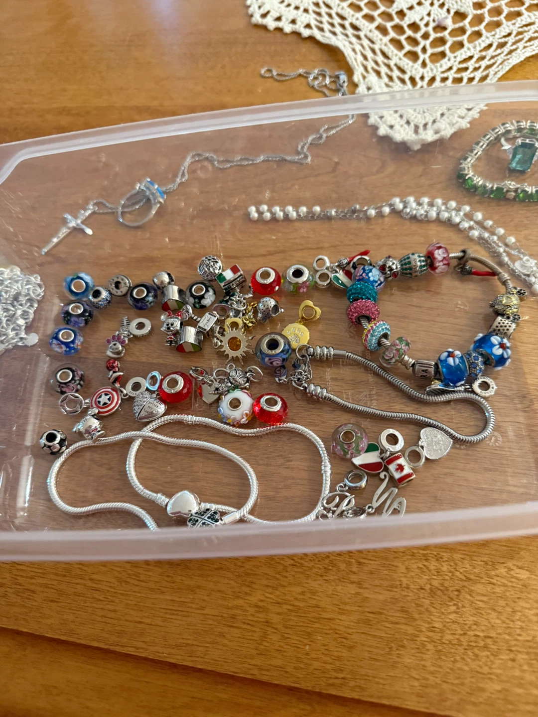 57 Assorted Charms and 3 Bracelets - photo 2