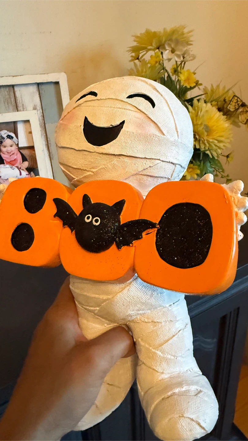 New Halloween Mummy Boo Decor - photo 3