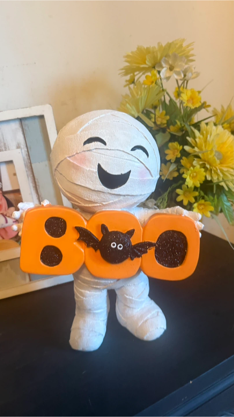 New Halloween Mummy Boo Decor - photo 4