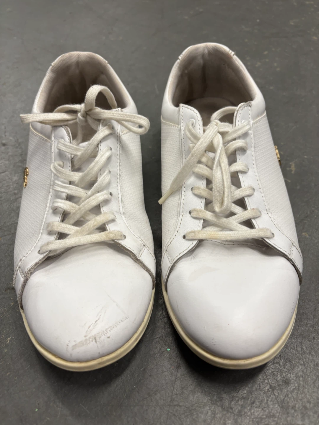 Lacoste Rey Lace 317 White Sneakers