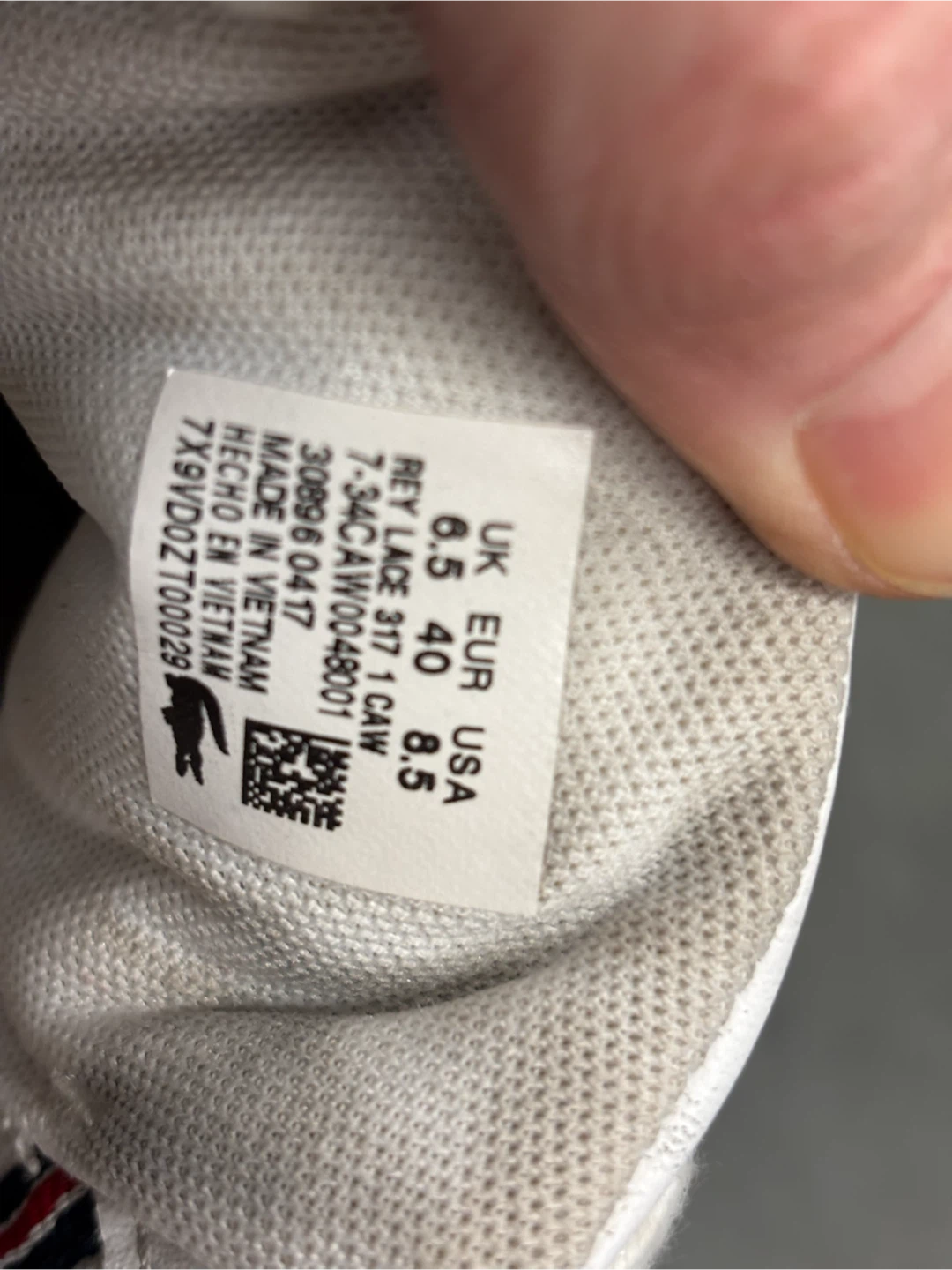 Lacoste Rey Lace 317 White Sneakers - photo 3