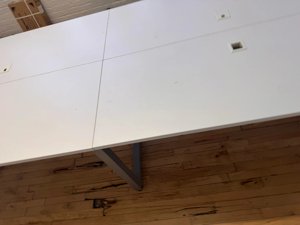 Large White office tables - photo 3