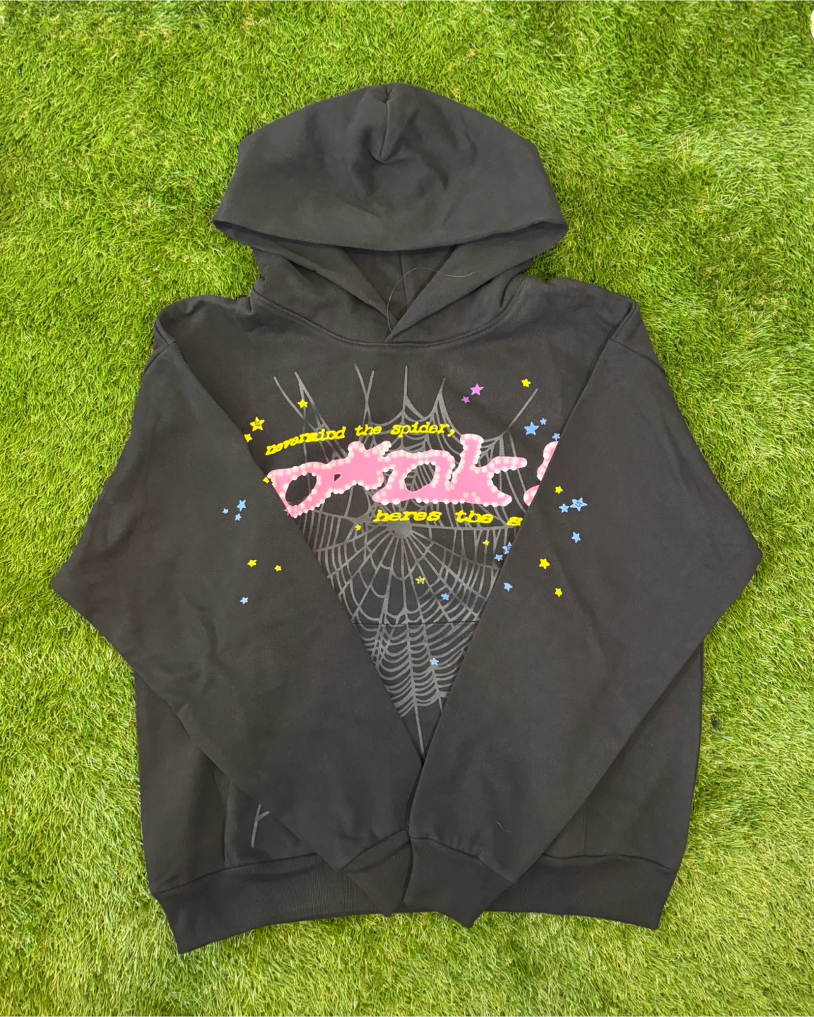 P*nk Sp5der Hoodie ( Black Version ) - photo 2