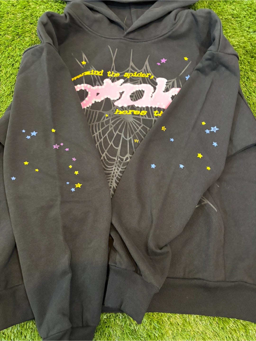 P*nk Sp5der Hoodie ( Black Version ) - photo 3