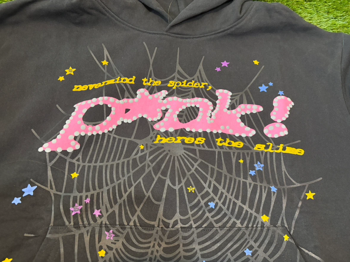 P*nk Sp5der Hoodie ( Black Version ) - photo 4