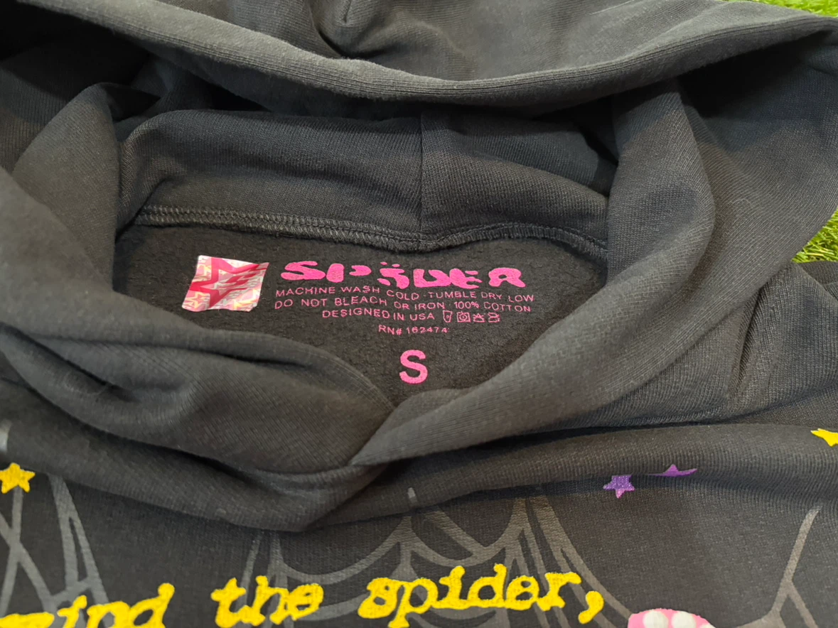 P*nk Sp5der Hoodie ( Black Version ) - photo 5