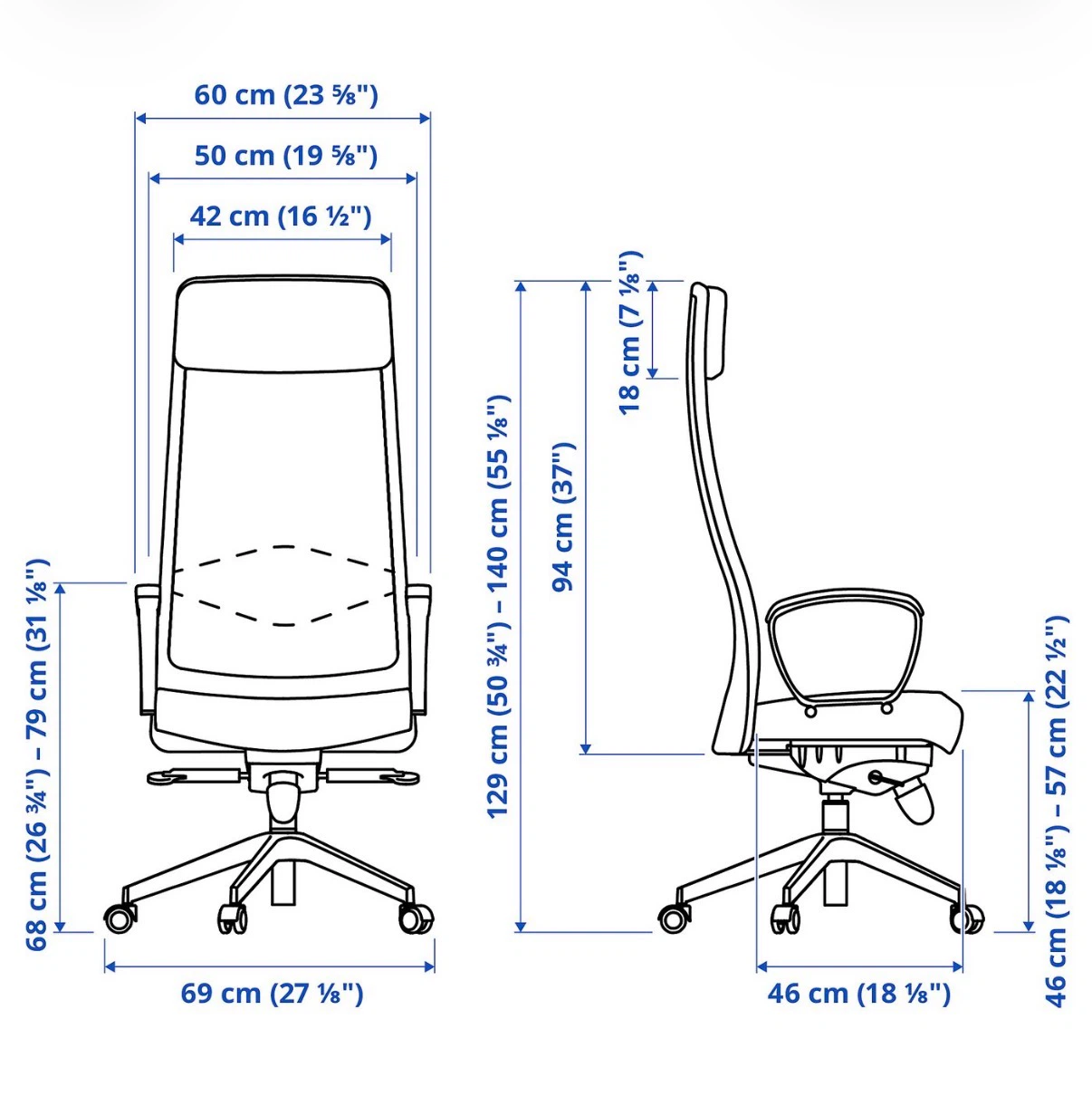IKEA office chair in good condition - photo 4