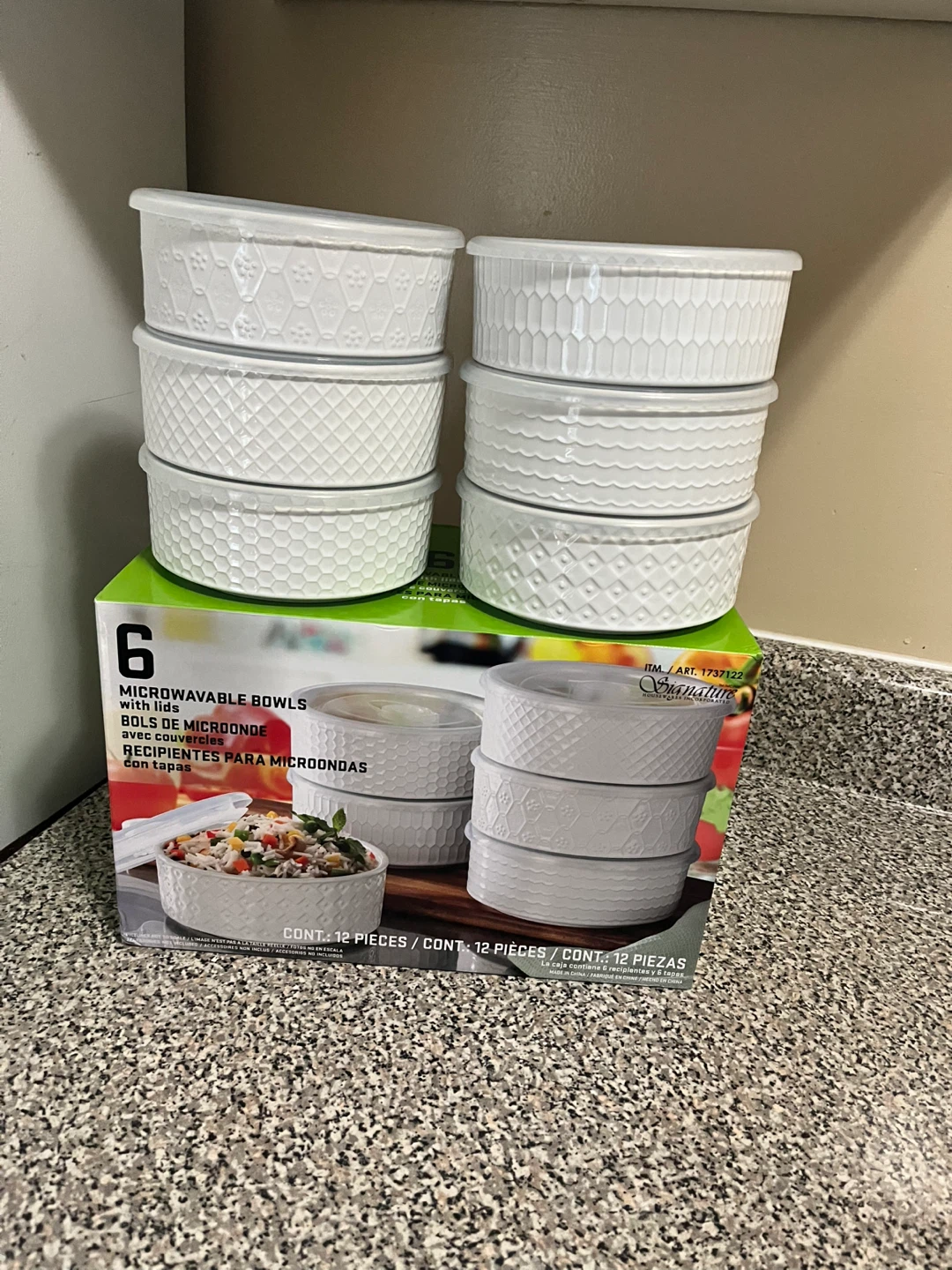 Signature 6 Microwavable Bowls with Lids - photo 2