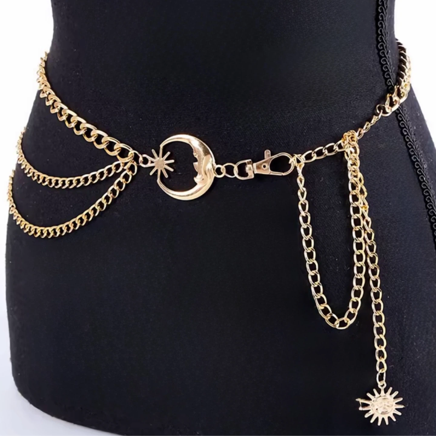 Celestial Gold Chain Belt - photo 2