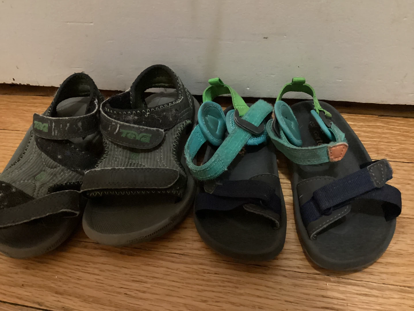 2 Pairs of size 8 toddler Teva Kids Sandals