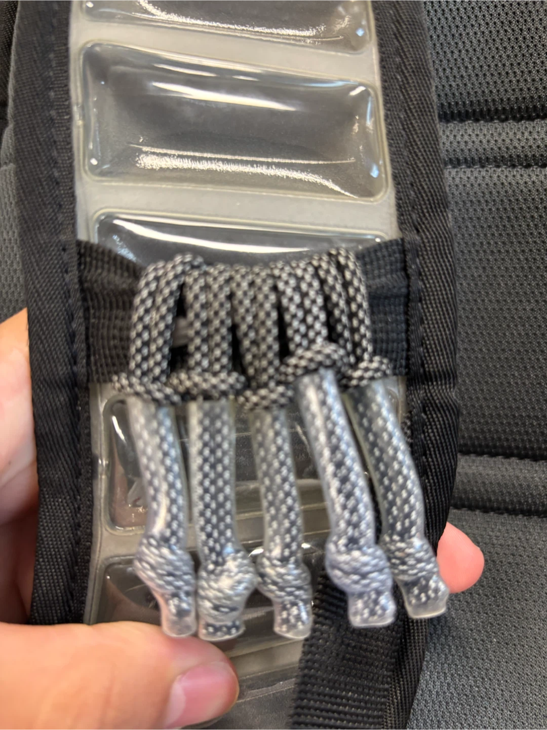 Utility Loops on Backpack Strap